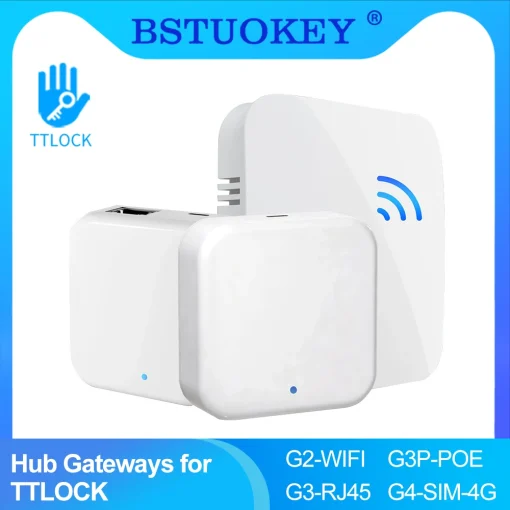 TTLock APP 4G SIM RJ45 POE WIFI Hub