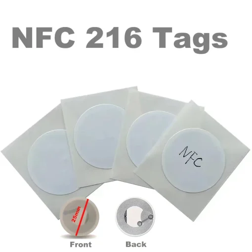 Tags Autoadesivos NFC Ntag216 (30-40 unid.)