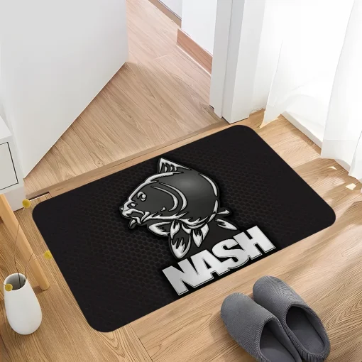 Tapete para Banheiro e Sala Com Logotipo Nash Fishing