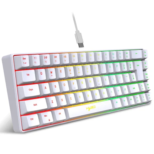 Teclado Gamer HXSJ V200 Com Fio K68 RGB