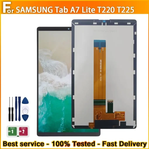 Tela LCD 100% Teste Samsung Galaxy Tab A7 Lite