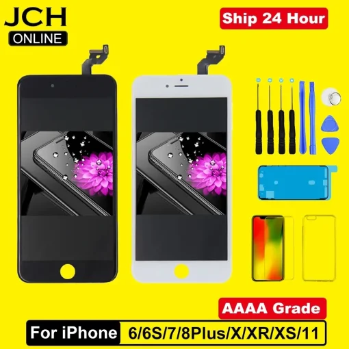 Tela LCD Grau AAAA Touch 3D p iPhone 6 6S 7 8 Plus