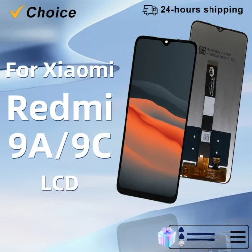 Tela LCD IPS de 6,53 para Xiaomi Redmi 9A