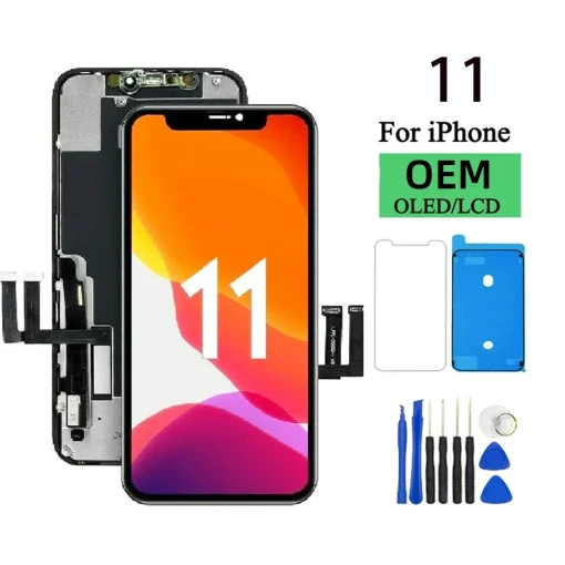 Tela OLED para iPhone 11 LCD Montagem Tela Touch Digitalizadora