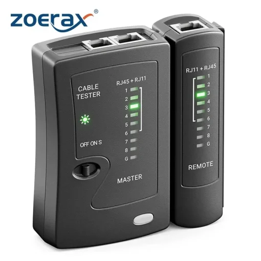 Testador de cabos Ethernet ZoeRax