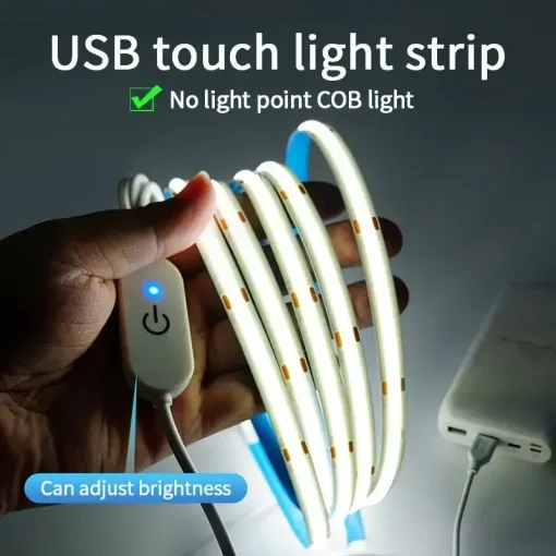 Tira de LED COB Touch Dimmer 5V USB