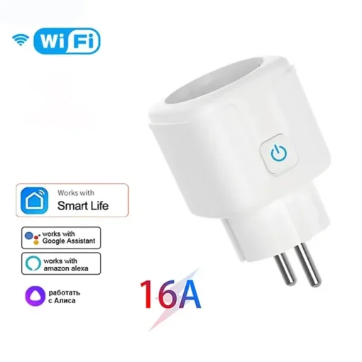 Tomada Inteligente Tuya WiFi EU 1620A