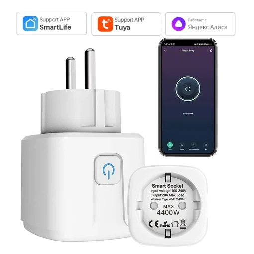 Tomada inteligente Tuya Smart Socket EU16A20A