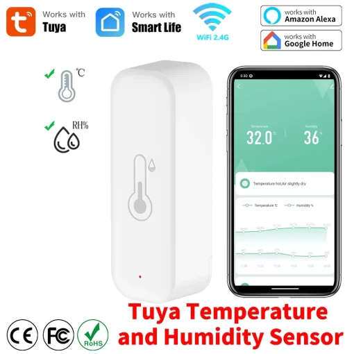 Tuya WiFi Temperatura e Umidade