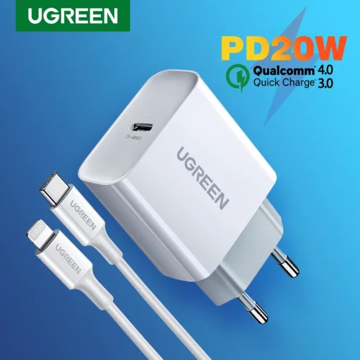 UGREEN Carregador rápido 4.0 3.0 QC PD