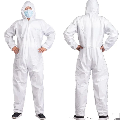 Uniforme de segurança do trabalho antiderrapante respirável descartável