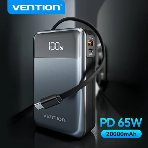 Vention 65W Carregador Portátil 20000mAh