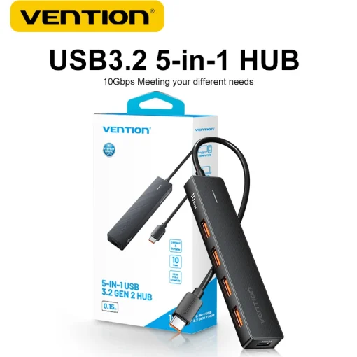 Vention Hub USB 3.2 4 portas 10 Gbps