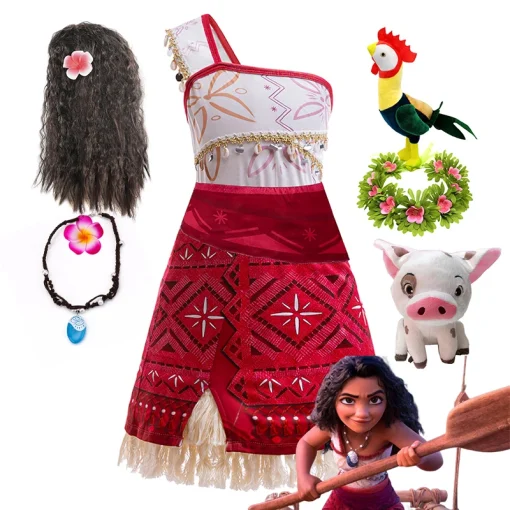 Vestido Moana 2 para Halloween