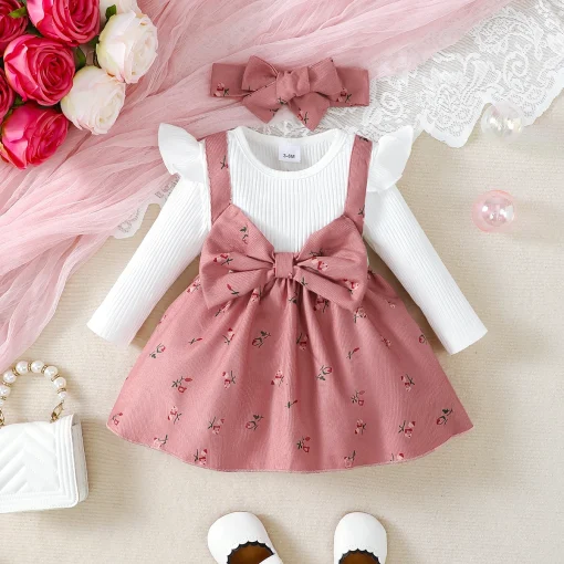 Vestido infantil menina 2 pçsconj