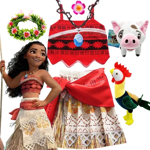 Vestidos de Fantasia da Moana